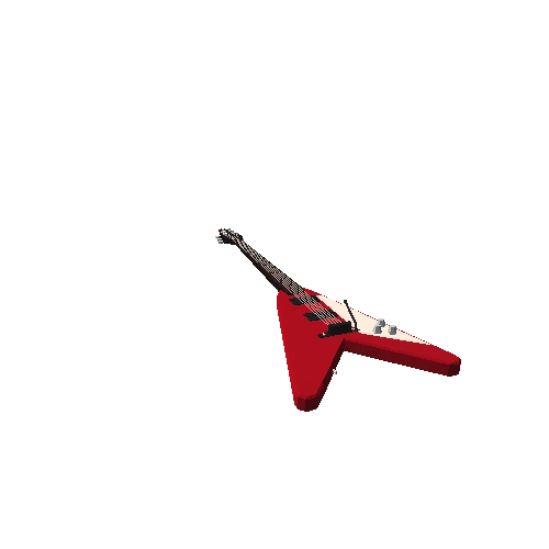 Electric Guitar Arrow Red